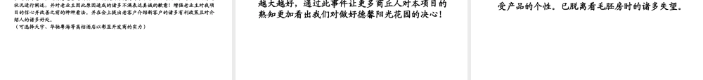 一期1号楼入市推广思路
