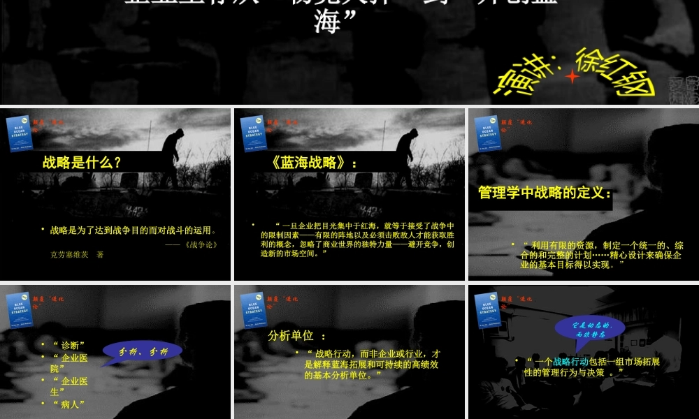 《蓝海战略》读后感