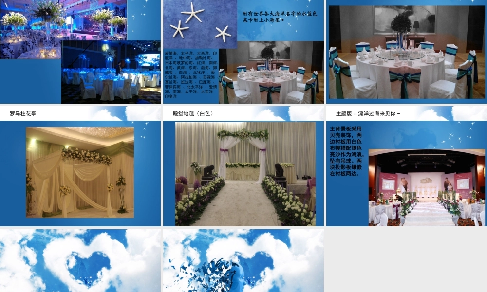 《蓝色情人节》主题婚礼策划方案