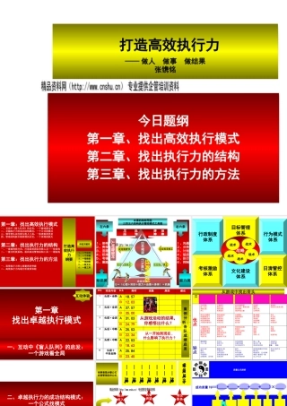 一起找出卓越执行模式