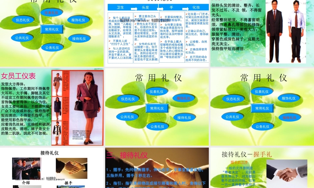 《礼仪是一种资本》概述