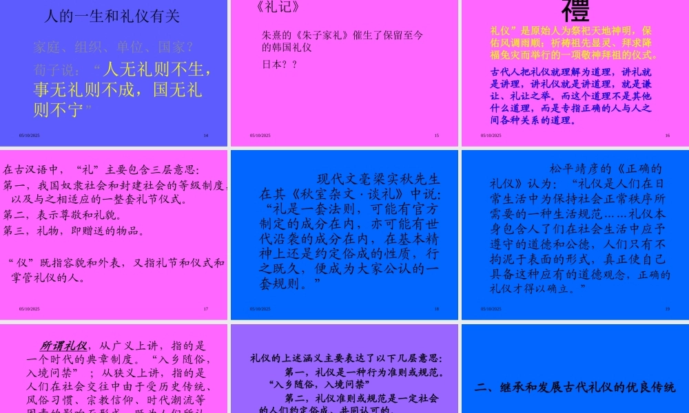 《礼仪文化》第一章礼仪概述