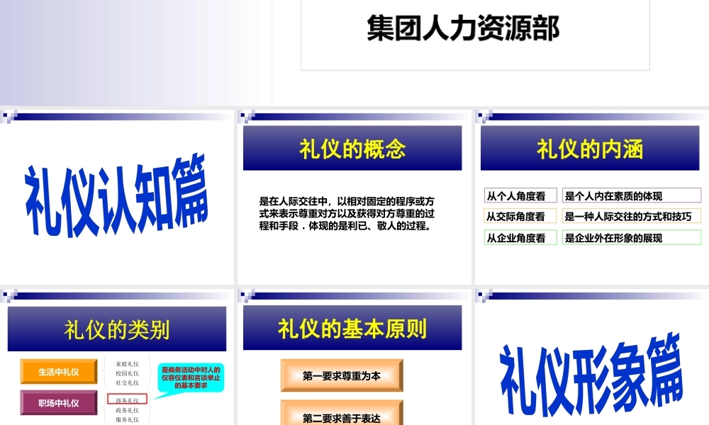 XXXX礼仪训练
