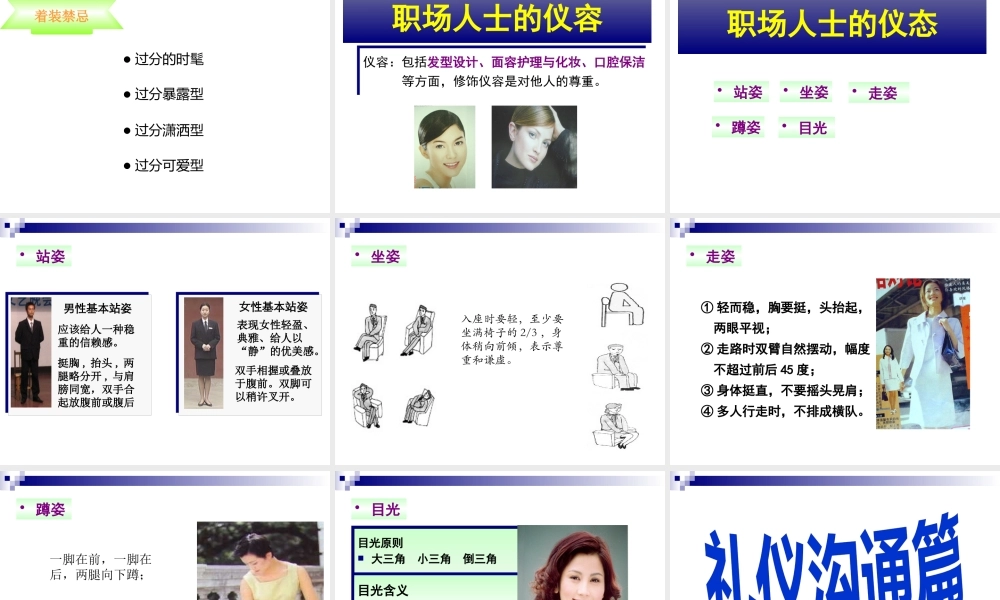 XXXX礼仪训练