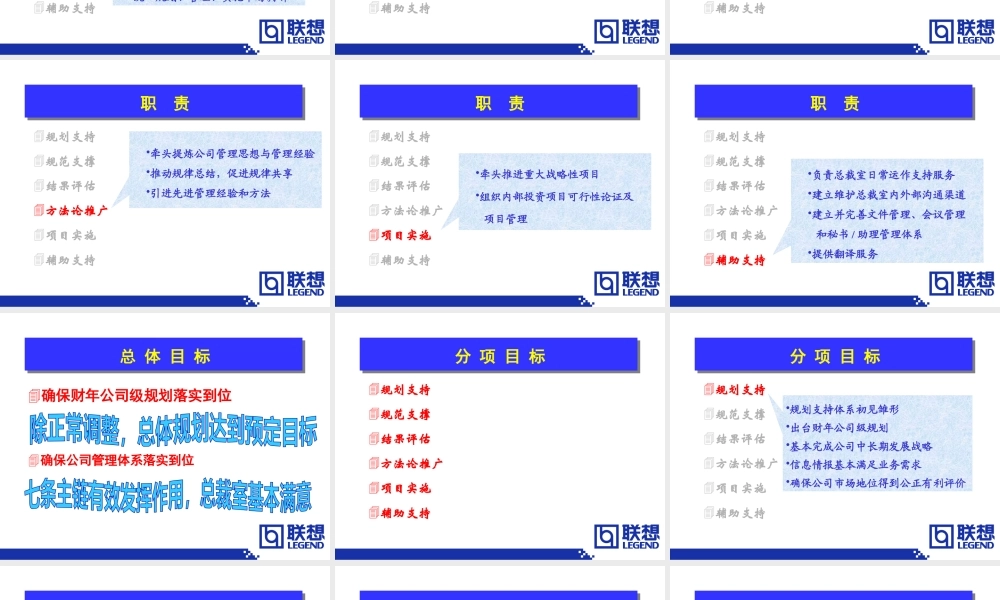 XXXX联想电脑推广活动规划2000企划部