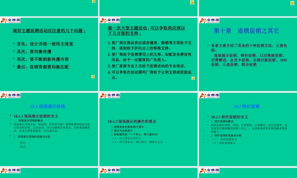 《连锁企业促销技巧》(3)