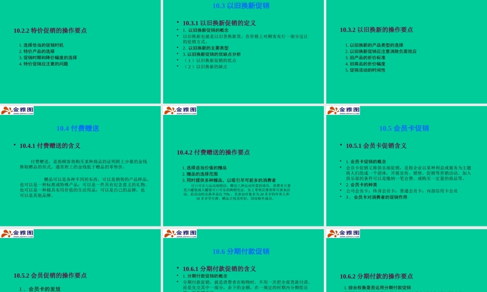 《连锁企业促销技巧》(3)