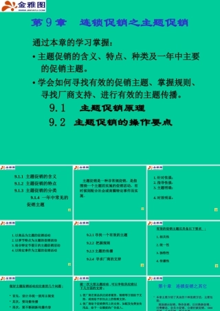 《连锁企业促销技巧》(3)