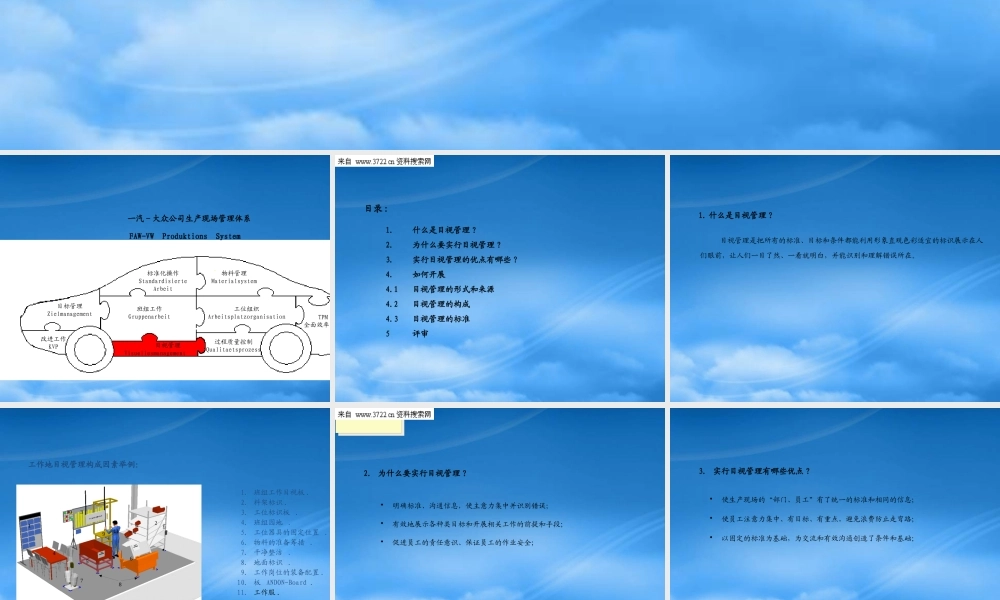 一汽大众公司生产现场管理体系-目视管理手册(_49