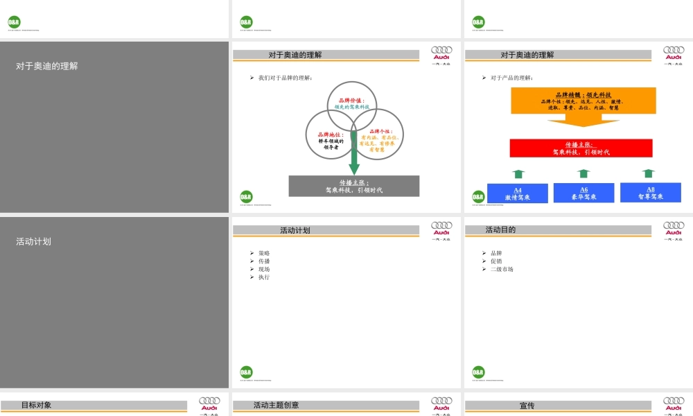 一汽大众某汽车巡回路演活动方案