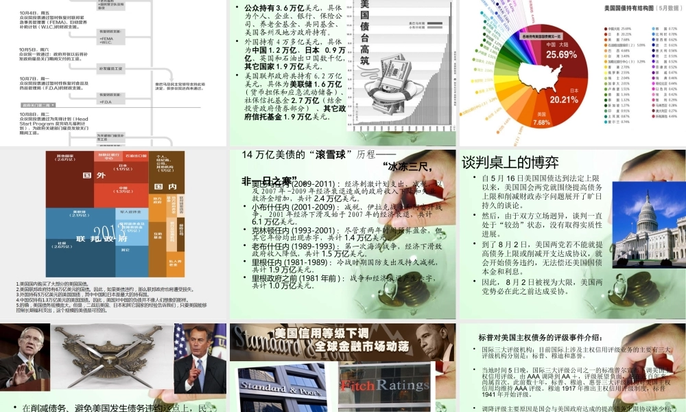 XXXX美国债务危机