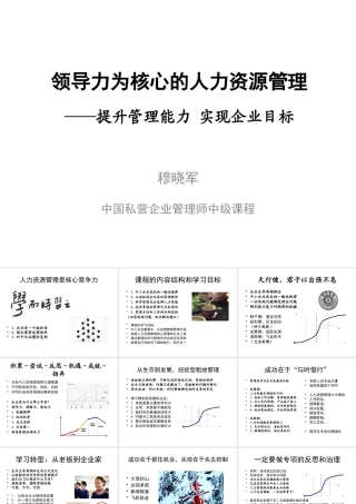 《领导力为核心的人力资源管理》光