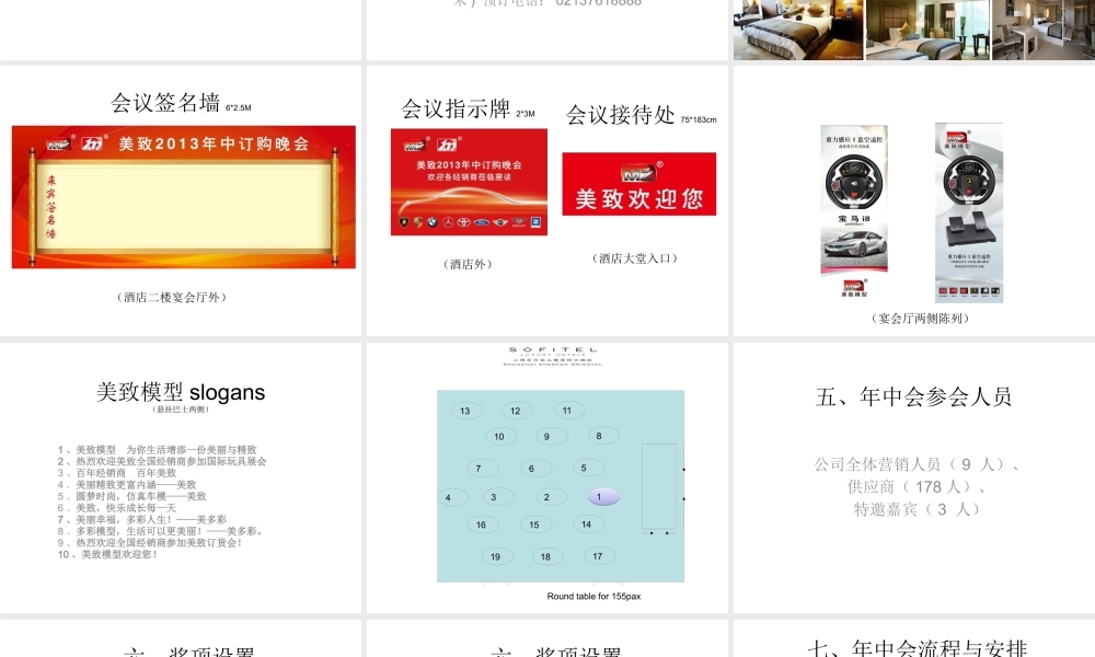 XXXX美致年中会策划方案