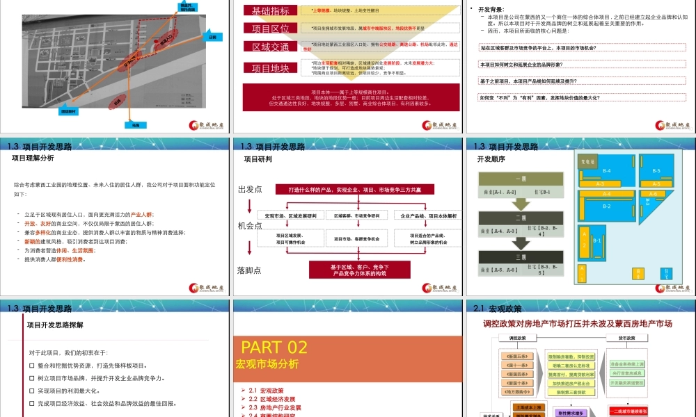 XXXX蒙西物流园项目报告
