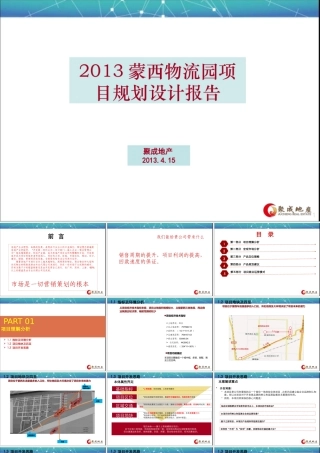 XXXX蒙西物流园项目报告