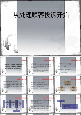 一汽丰田4S店投诉处理流程(PPT30页)