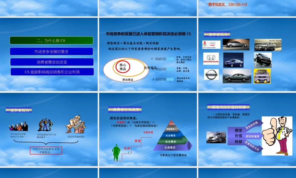 一汽丰田CS战略教材