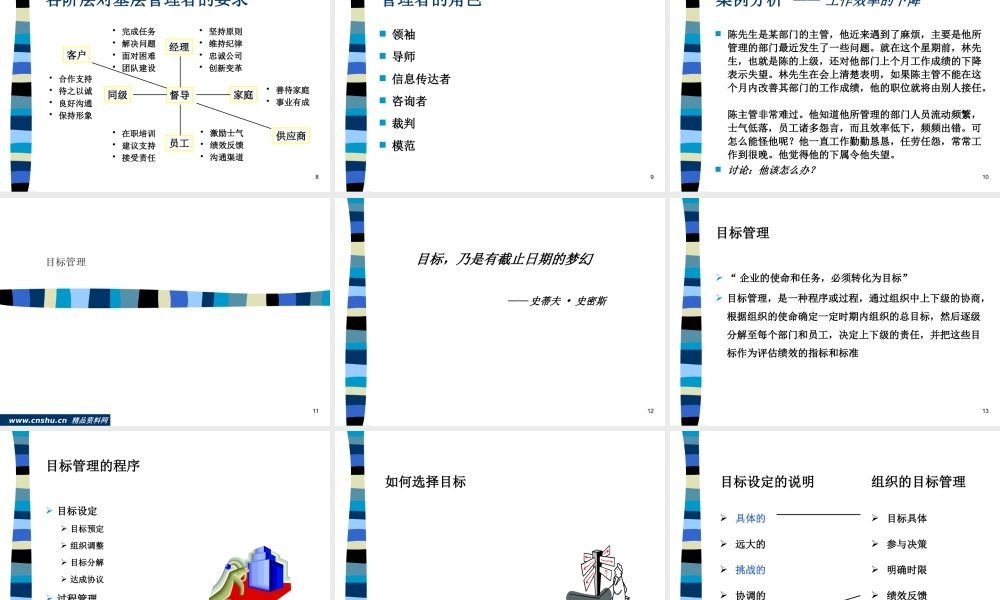 《领导执行能力》课程