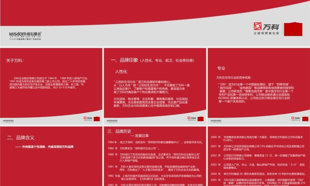 XXXX某地产品牌解读