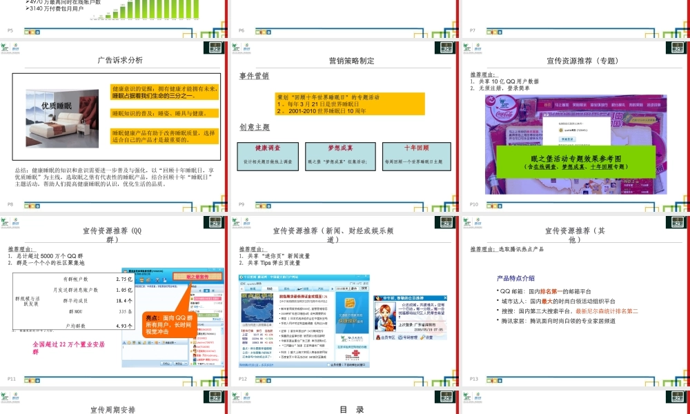 XXXX某科技QQ企业战略合作方案(ppt40)
