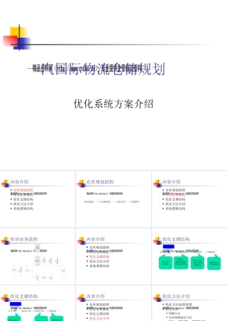 一汽国际物流仓储规划详述