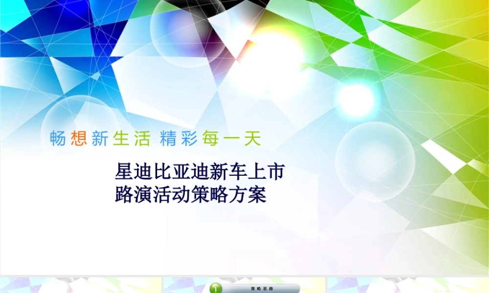 XXXX某汽车新车上市路演及试驾品鉴策划方案