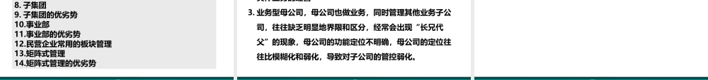 XXXX某咨询集团管控培训教材