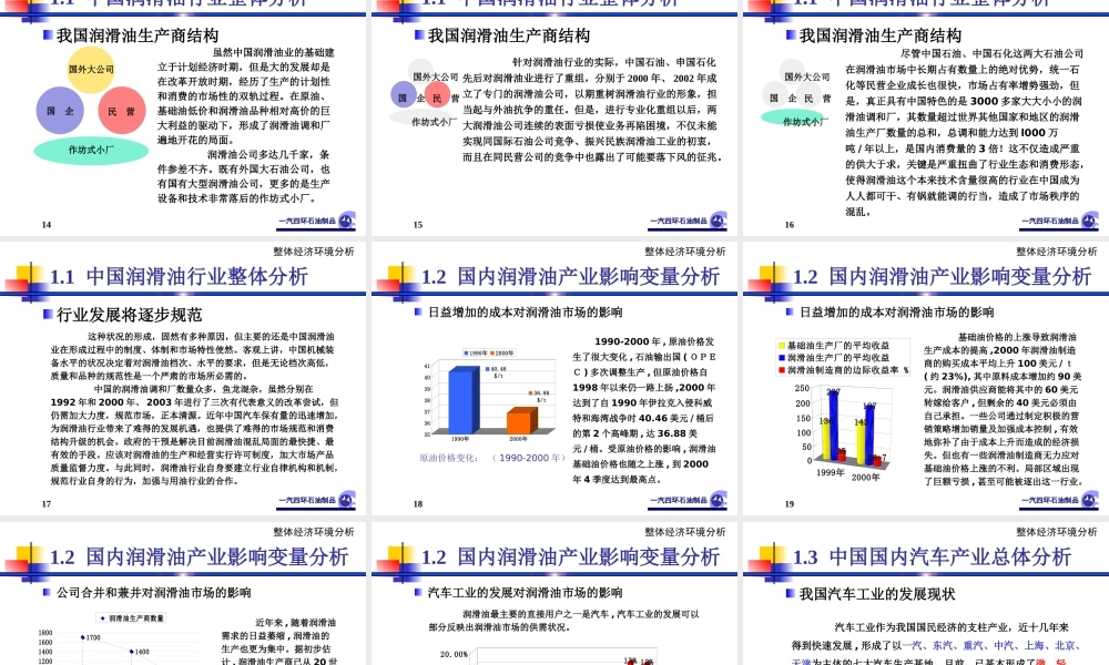 一汽四环油品企业发展战略