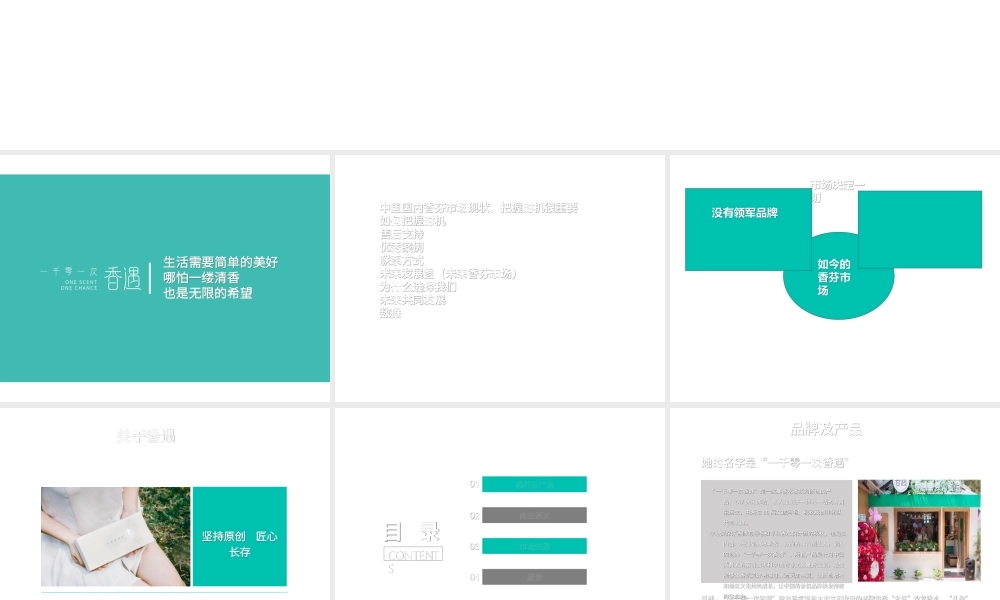 一千零一次香遇品牌招商策划(PPT36页)