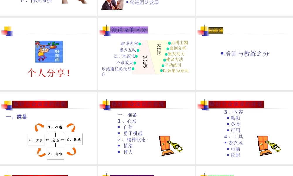 《魅力公众演说训练营》