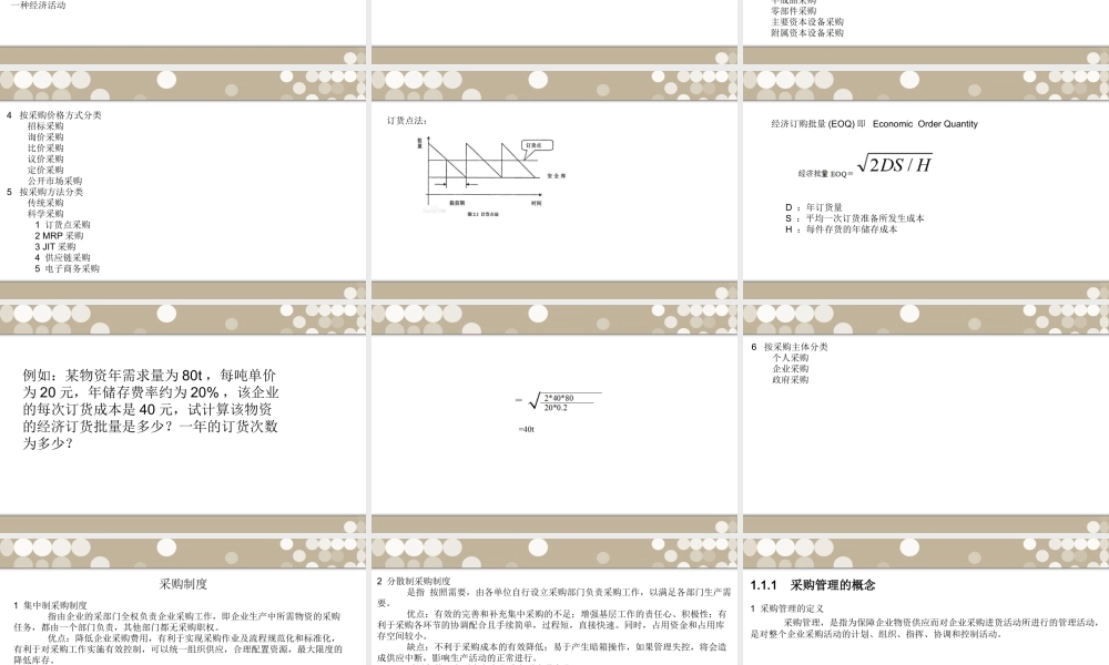 一认识采购管理