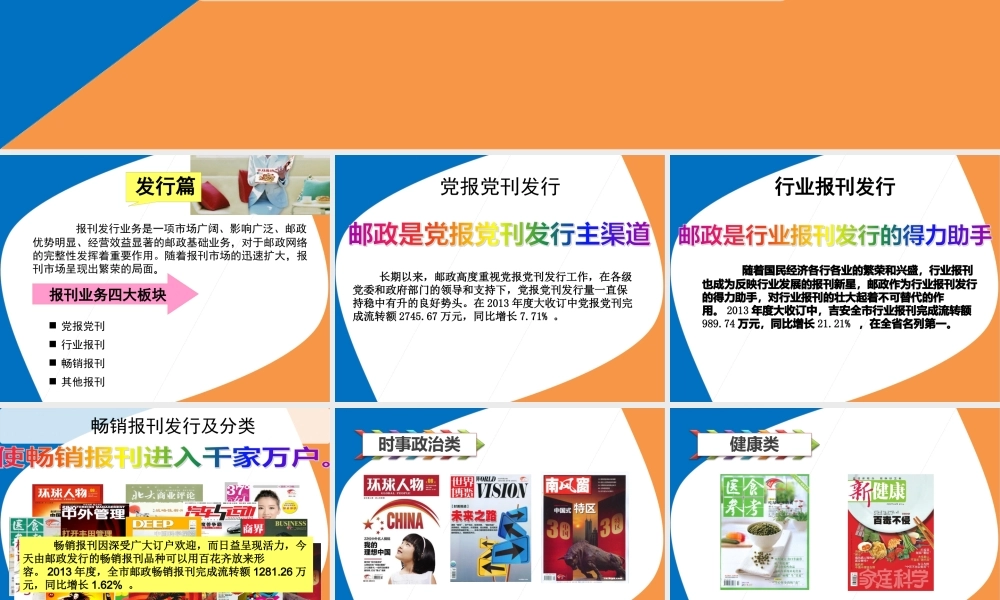XXXX年报刊大收订产品介绍