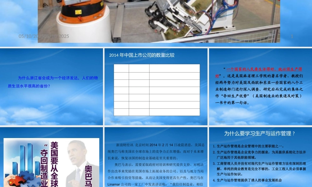 一生产运作战略管理