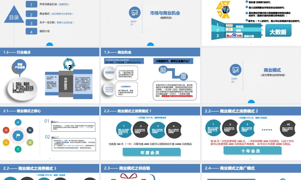 一生乐购商贸有限公司.商业计划书