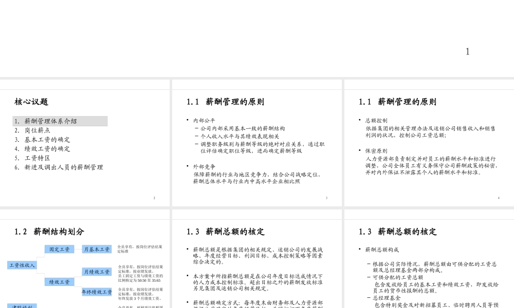 《某集团运营销售公司薪酬管理策划方案》(PPT31页)
