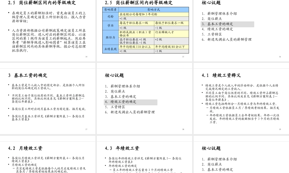 《某集团运营销售公司薪酬管理策划方案》(PPT31页)