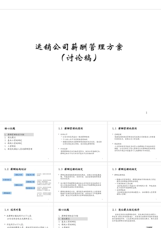 《某集团运营销售公司薪酬管理策划方案》(PPT31页)