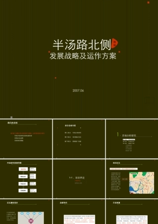 XXXX年巢湖市半汤路北侧发展战略及运作方案