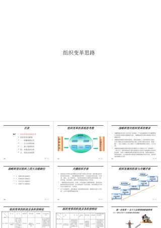 《某集团组织变革思路》