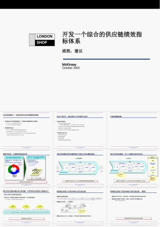 《某咨询供应链管理流程与绩效》(中文版)