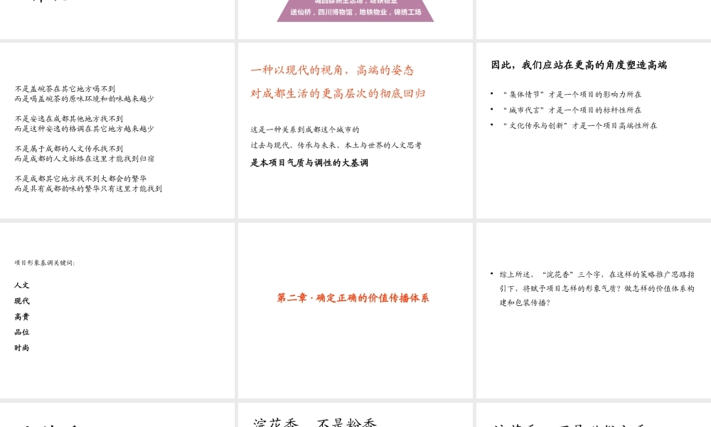 XXXX年成都浣花香项目提案