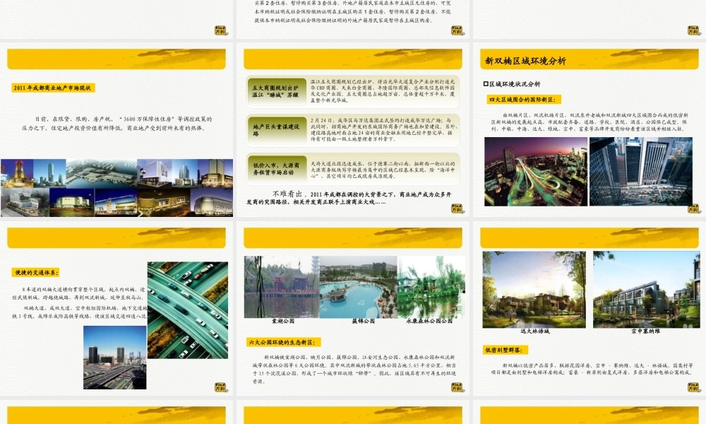 XXXX年成都明发·城市广场项目定位及营销推广建议书