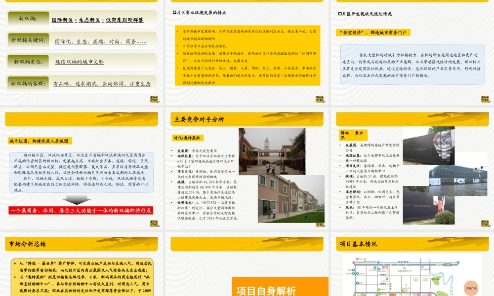 XXXX年成都明发·城市广场项目定位及营销推广建议书