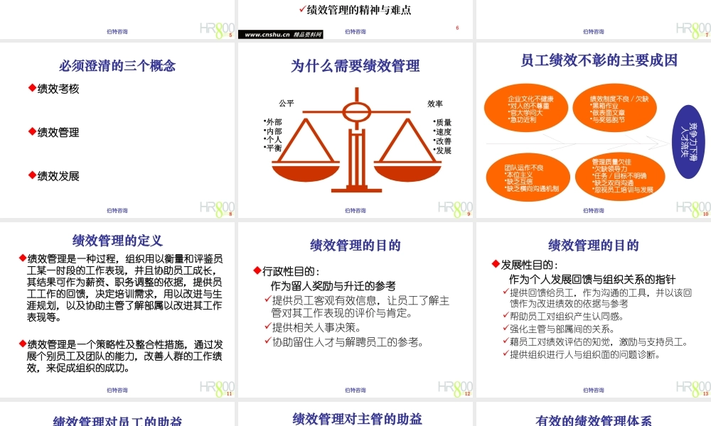 《目标管理及绩效评估》课程
