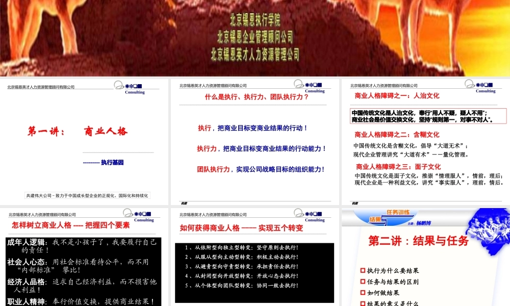 XXXX年打造团队执行力精品