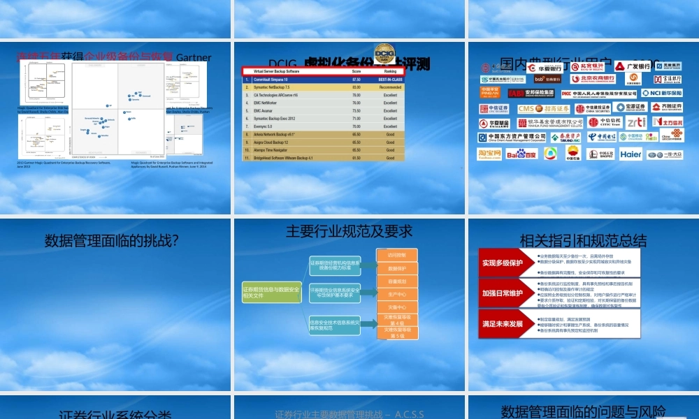 一体化数据管理技术交流