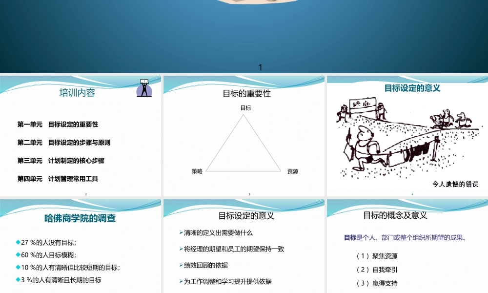 《目标与计划管理》