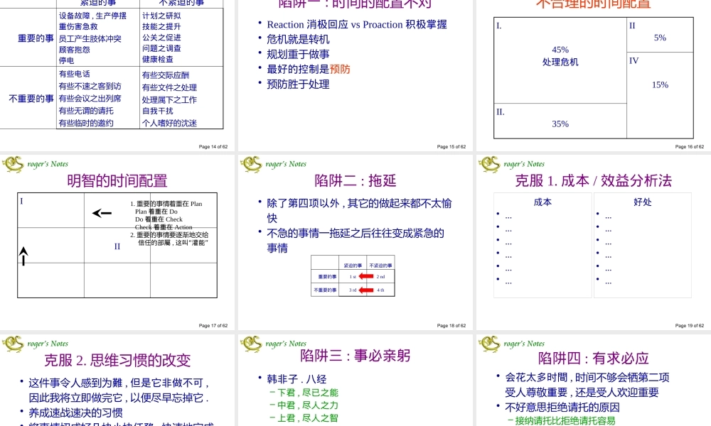 一天干出两天活-教你做时间管理