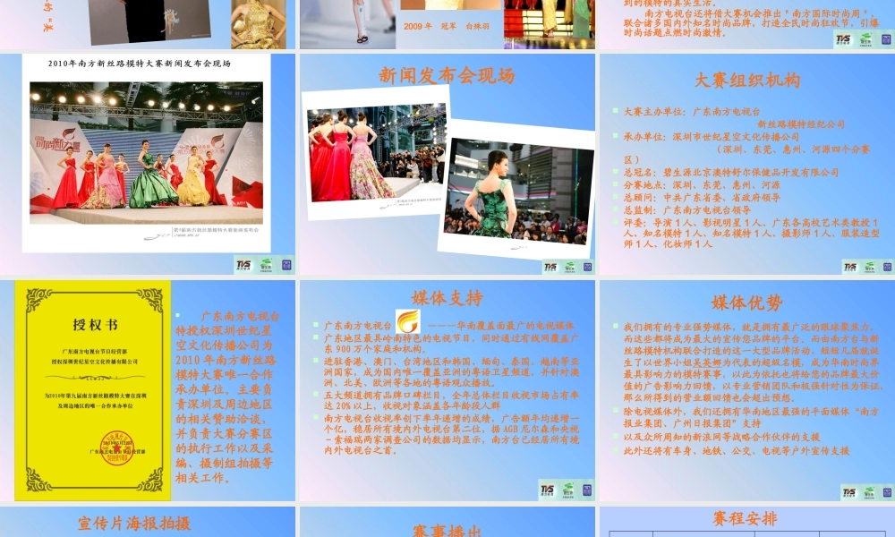 XXXX年第九届南方新丝路大赛指定产品企划书