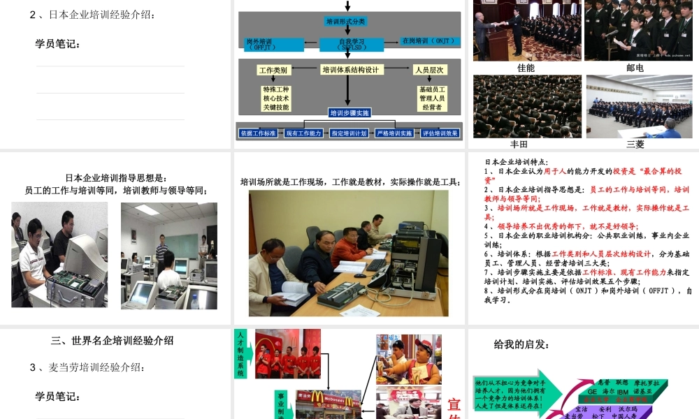 《年度培训计划制定与管理》讲义版(2天版)
